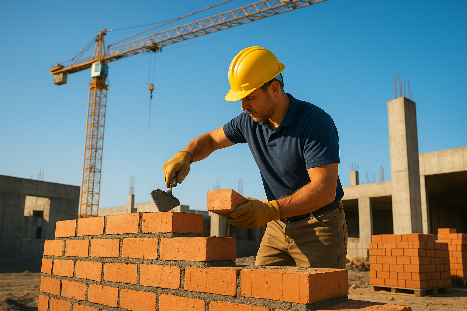 Funsat está ofertando vagas de emprego para pedreiro, carpinteiro e servente para atuar em obras de construção civil em Campo Grande com processo seletivo feito pelo celular