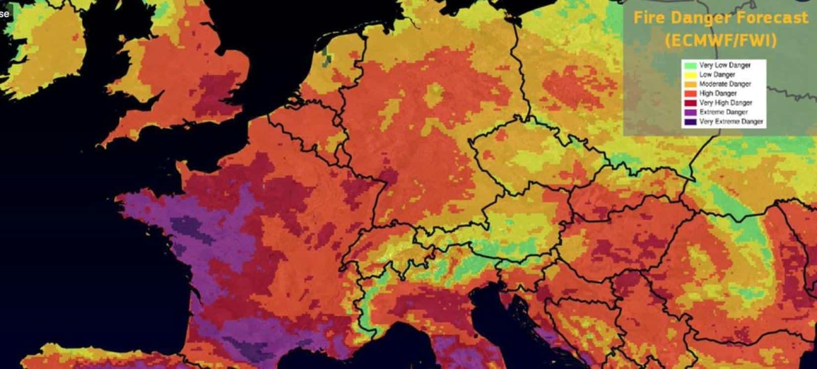 Mudanças climáticas europeias