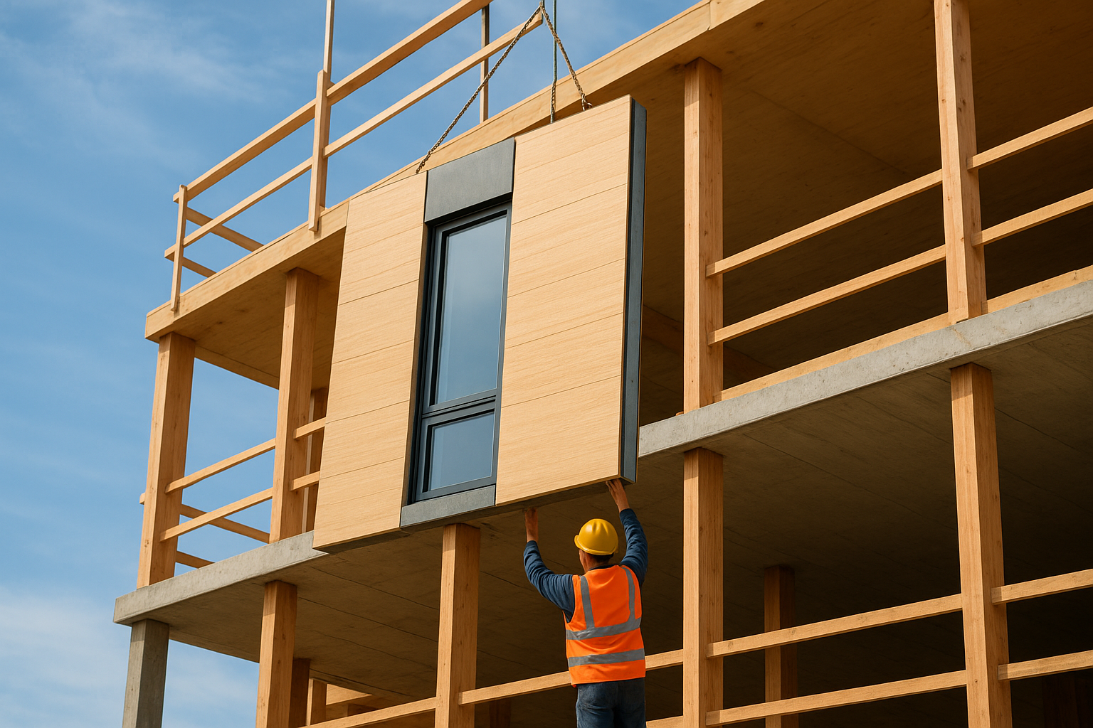 O uso de madeira engenheirada na construção civil está se expandindo e tornou-se cada vez mais popular nos projetos brasileiros