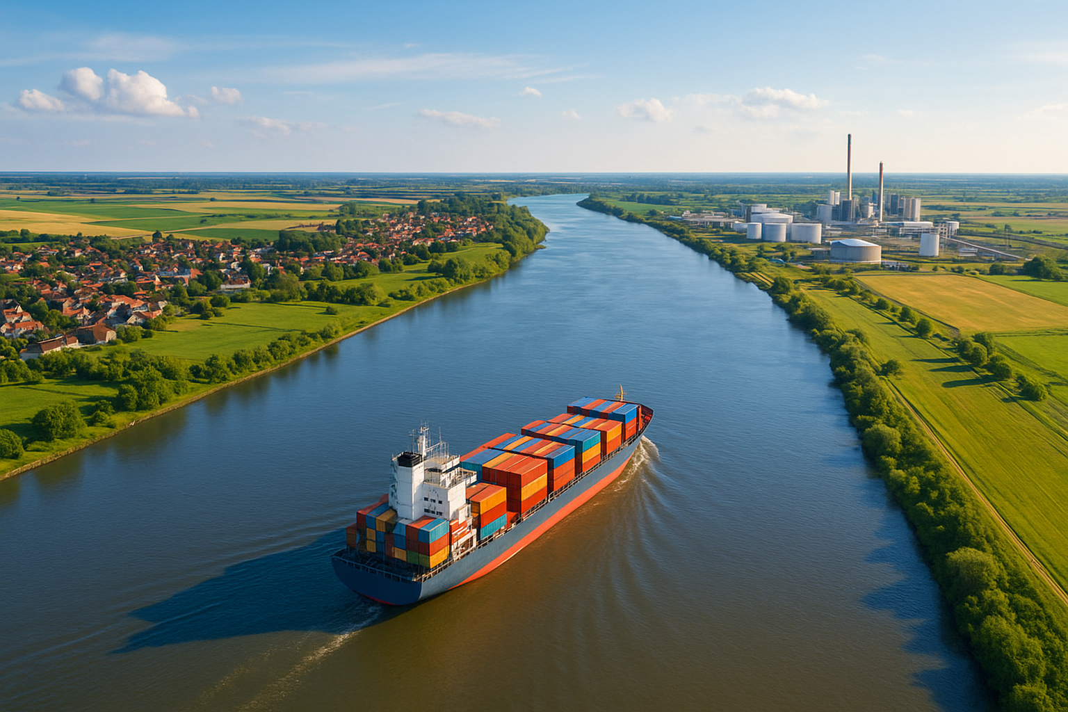 Canal de Kiel: a construção monumental que une dois mares e tem 98 km de comprimento