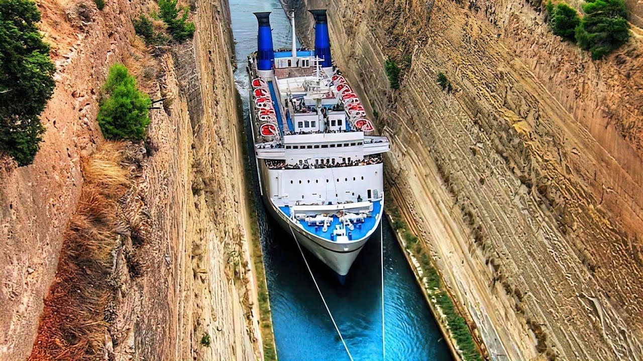 Construção do Canal de Corinto, a obra marítima que redefiniu a geografia da Grécia