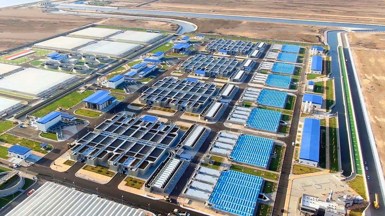 Egito constrói a maior estação de tratamento de água de esgoto do mundo, com um investimento total de 739 milhões de dólares
