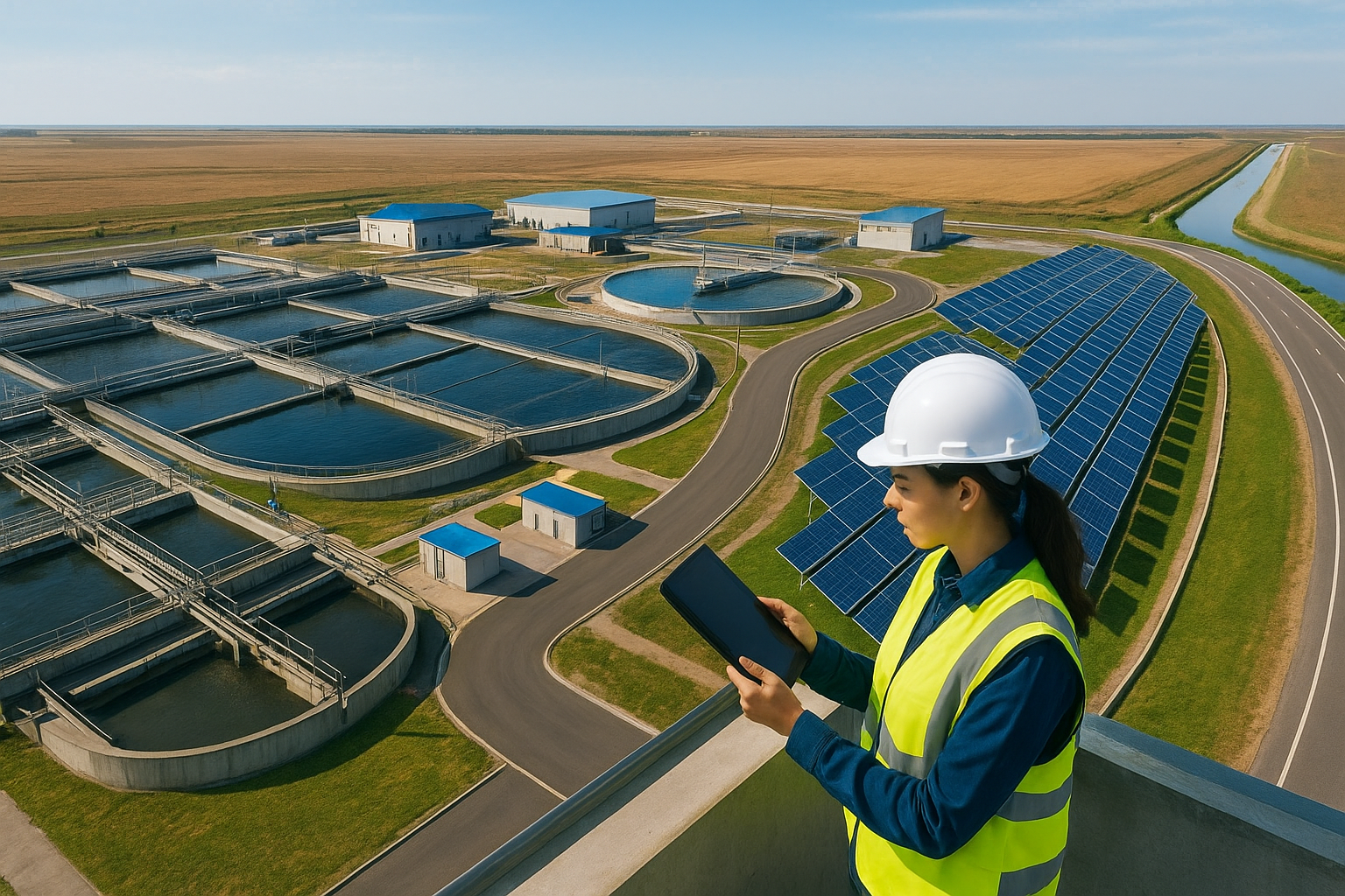 Egito constrói a maior estação de tratamento de água de esgoto do mundo, com um investimento total de 739 milhões de dólares