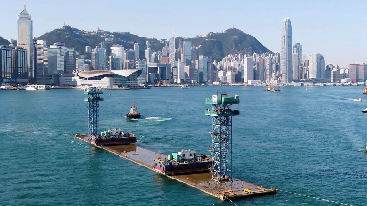 Ferrovia subaquática de Hong Kong, uma maravilha de engenharia de US$ 11 bilhões