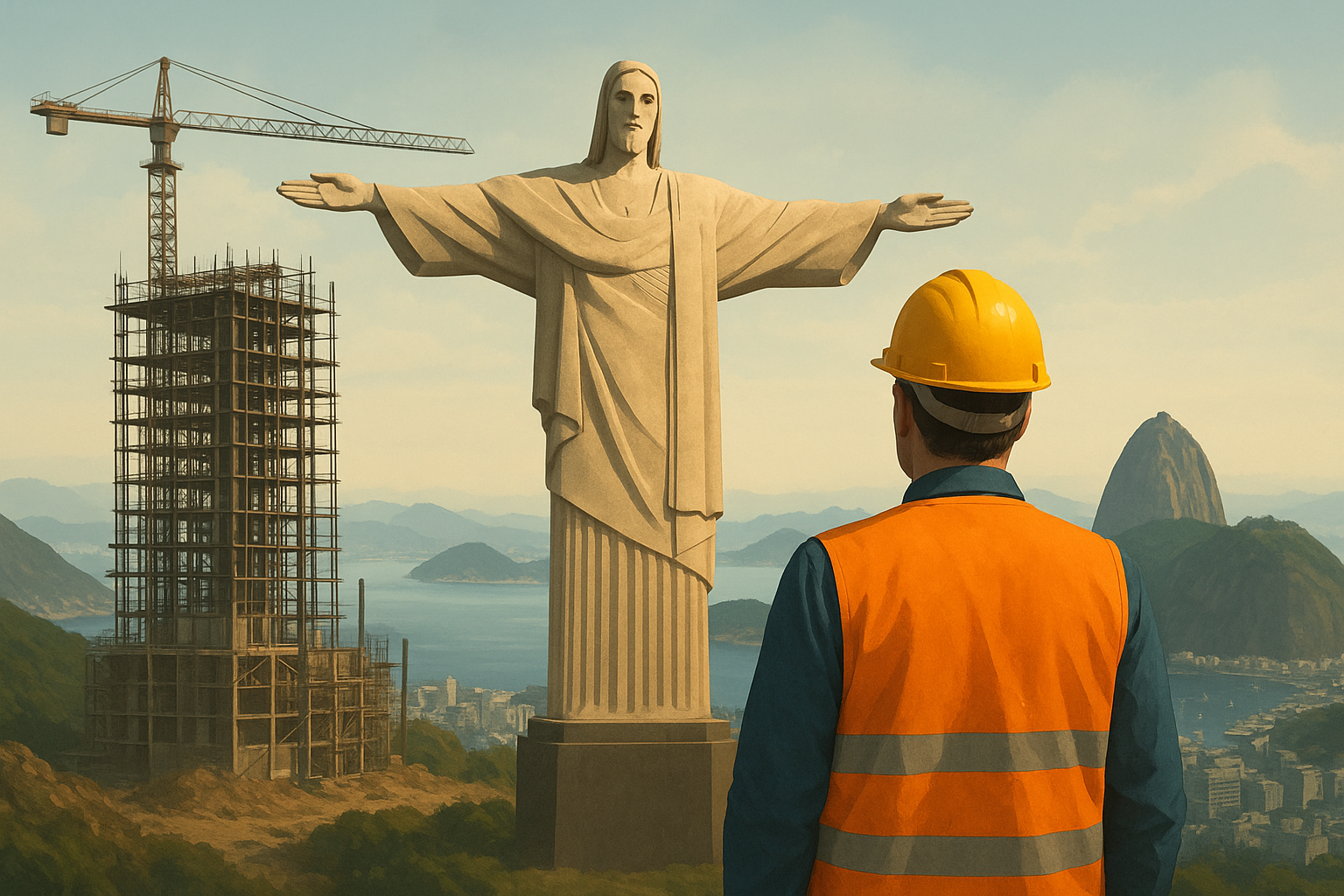 Como foi a construção do Cristo Redentor? A monumental obra de fé e engenharia